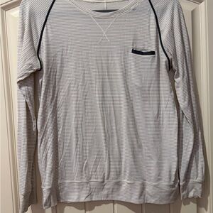 lululemon athletica Striped Long Sleeve Tee - White and Black